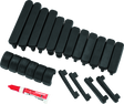 Kuryakyn Full Replacement Rubber Set (22Pcs) Kuryakyn Pedal Covers  AXOPROS