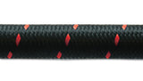 Vibrant -12 AN Two-Tone Black/Red Nylon Braided Flex Hose (10 foot roll) Vibrant Hoses  AXOPROS