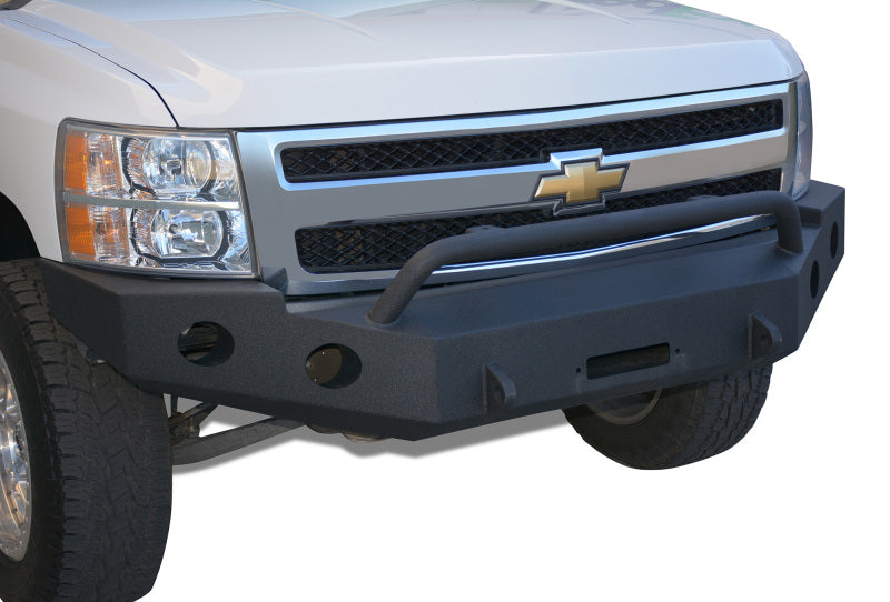 DV8 Offroad 07-13 Chevrolet Silverado 1500 Front Bumper - Black Powdercoat DV8 Offroad Bumpers - Steel  AXOPROS