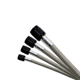 Nitrous Express 3AN 24in SS Braided Hose - Black Nitrous Express Hoses  AXOPROS
