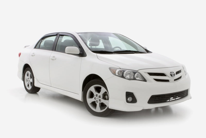 AVS 09-13 Toyota Corolla Ventvisor In-Channel Front & Rear Window Deflectors 4pc - Smoke AVS Wind Deflectors  AXOPROS