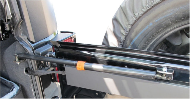 Rampage 2007-2010 Jeep Wrangler(JK) Rear Door Heavy Duty Gas Strut - Black Rampage Exterior Trim  AXOPROS