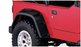 Bushwacker 97-06 Jeep TJ Max Pocket Style Flares 4pc - Black Bushwacker Fender Flares  AXOPROS