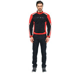 Dainese Hydraflux 2 Air D-Dry Jacket Black/Lava Red Size - 58 Dainese Jackets - Textile  AXOPROS
