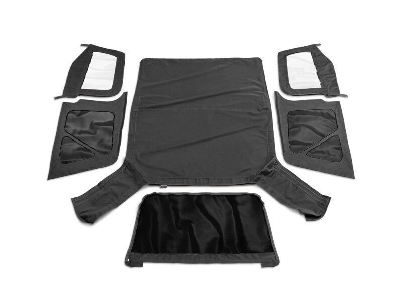 Rampage 1997-2006 Jeep Wrangler(TJ) OEM Replacement Top - Black Denim Rampage Soft Tops  AXOPROS
