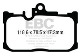 EBC 13+ Lexus GS350 3.5 F-Sport RWD Ultimax2 Front Brake Pads EBC Brake Pads - OE  AXOPROS