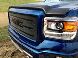 EGR 14+ GMC Sierra Superguard Hood Shield - Matte (301585) EGR Body Side Moldings  AXOPROS