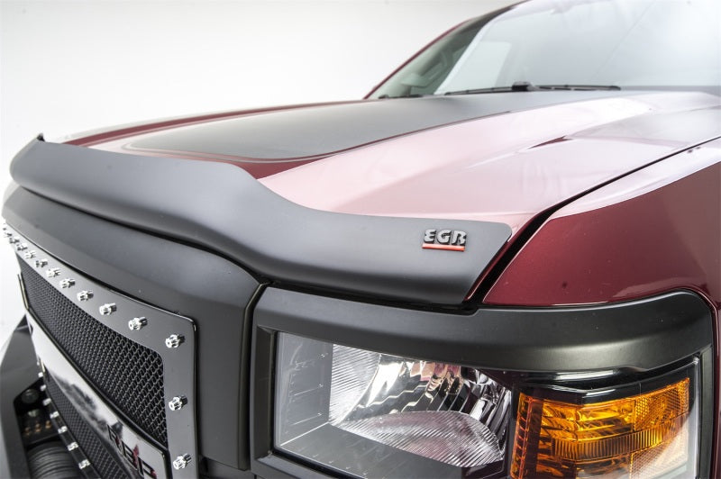 EGR 14+ GMC Sierra Superguard Hood Shield - Matte (301585) EGR Body Side Moldings  AXOPROS