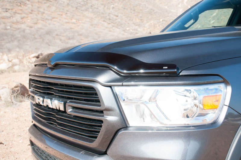 EGR 2019 Dodge Ram 1500 Superguard Hood Shield - Dark Smoke EGR Hood Deflectors  AXOPROS