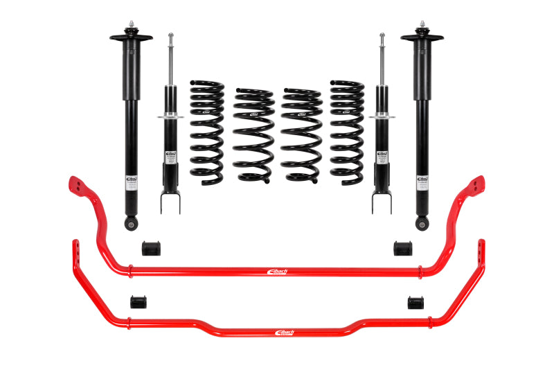 Eibach Pro-System-Plus Kit for 79-93 Ford Mustang/Cobra/Coupe FOX / 79-93 Mustang Coupe FOX V8 (Exc. Eibach Suspension Packages  AXOPROS