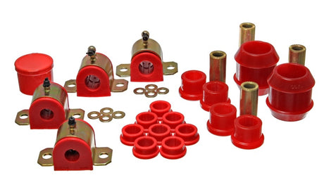 Energy Suspension 00-05 Toyota Celica Red Hyper-Flex Master Bushing Set Energy Suspension Bushing Kits  AXOPROS