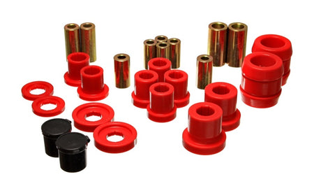 Energy Suspension 00-09 Honda S2000 Red Front End Control Arm Bushing Set Energy Suspension Bushing Kits  AXOPROS
