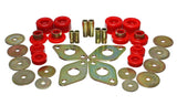 Energy Suspension 01-04 Toyota Pickup 2WD/4WD (Exc T-100/Tundra) Red Body Cab Mount Set Energy Suspension Bushing Kits  AXOPROS