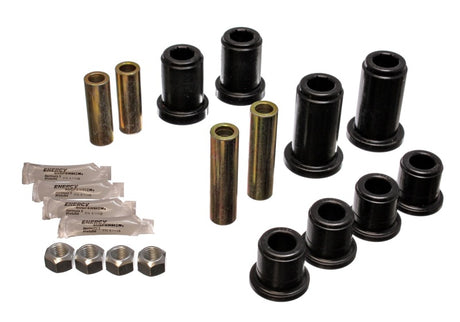 Energy Suspension 01-06 GM Silverado C2500 HD 2WD/K2500 HD 4WD Blk Front End Control Arm Bushing Set Energy Suspension Bushing Kits  AXOPROS