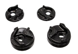 Energy Suspension 02-03 Nissan Sentra/200SX Black Motor Mount Insert Set (w/ Spec V 2.5L engine man Energy Suspension Bushing Kits  AXOPROS