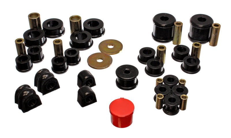 Energy Suspension 02-06 Subaru Impreza/WRX Black Hyper-Flex Master Bushing Set Energy Suspension Bushings - Full Vehicle Kits  AXOPROS