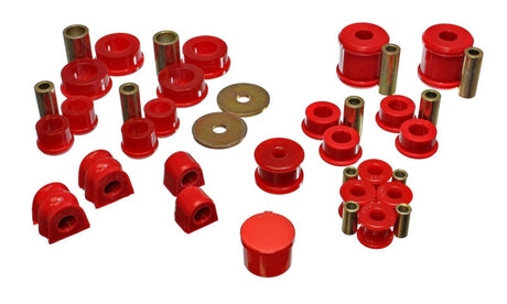 Energy Suspension 02-06 Subaru Impreza/WRX Red Hyper-Flex Master Bushing Set Energy Suspension Bushing Kits  AXOPROS