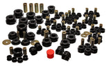 Energy Suspension 02-09 Nissan 350Z / 03-07 Infiniti G35 Coupe Black Hyper-Flex Master Bushing Set Energy Suspension Bushings - Full Vehicle Kits  AXOPROS