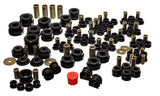 Energy Suspension 02-09 Nissan 350Z / 03-07 Infiniti G35 Coupe Black Hyper-Flex Master Bushing Set Energy Suspension Bushings - Full Vehicle Kits  AXOPROS
