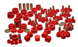 Energy Suspension 02-09 Nissan 350Z / 03-07 Infiniti G35 Coupe Red Hyper-Flex Master Bushing Set Energy Suspension Bushing Kits  AXOPROS