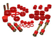 Energy Suspension 03-05 Dodge SRT-4 FWD Red Hyper-flex Master Bushing Set Energy Suspension Bushing Kits  AXOPROS