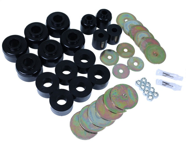 Energy Suspension 03-09 Toyota 4Runner/GX470 / 07-14 FJ Cruiser Black Body Mount Bushing Set Energy Suspension Bushing Kits  AXOPROS