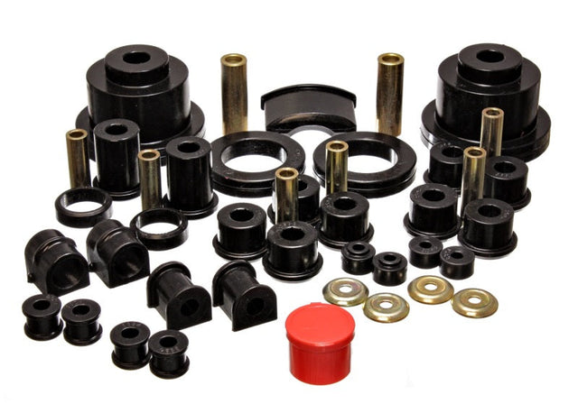 Energy Suspension 04 Pontiac GTO Black Hyper-flex Master Bushing Set Energy Suspension Bushings - Full Vehicle Kits  AXOPROS