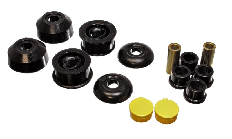 Energy Suspension 05-07 Scion tC / 03-06 Toyota Corolla/Matrix Black Front Control Arm Bushing Set Energy Suspension Bushing Kits  AXOPROS