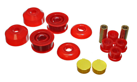 Energy Suspension 05-07 Scion tC / 03-06 Toyota Corolla/Matrix Red Front Control Arm Bushing Set Energy Suspension Bushing Kits  AXOPROS