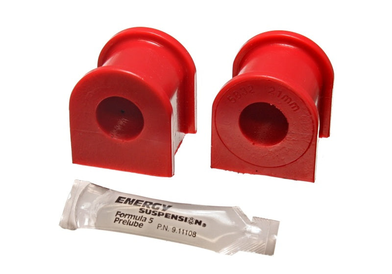 Energy Suspension 05-07 Scion tC Red 21mm Front Sway Bar Bushing Set Energy Suspension Bushing Kits  AXOPROS