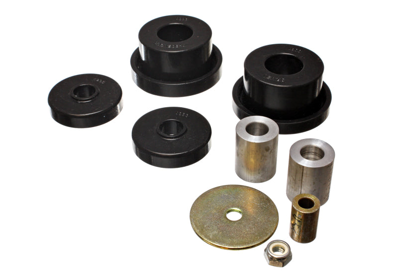 Energy Suspension 08-10 Chrysler Challenger/07-10 Charger RWD Black Rear Diff Mount Bushing Set Energy Suspension Bushing Kits  AXOPROS