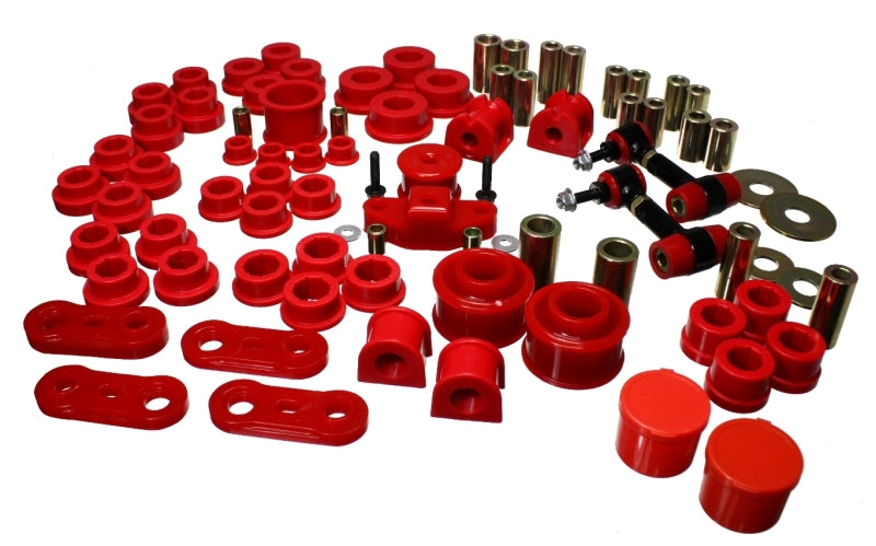 Energy Suspension 08-12 Subaru Impreza WRX Red Hyper-Flex Master Bushing Set Energy Suspension Bushing Kits  AXOPROS