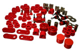 Energy Suspension 08-12 Subaru Impreza WRX Red Hyper-Flex Master Bushing Set Energy Suspension Bushing Kits  AXOPROS