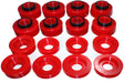 Energy Suspension 08-16 Ford F-250/F-350/F-450/F-550 Super Duty Crew Cab Red Body Mount Set Energy Suspension Bushing Kits  AXOPROS