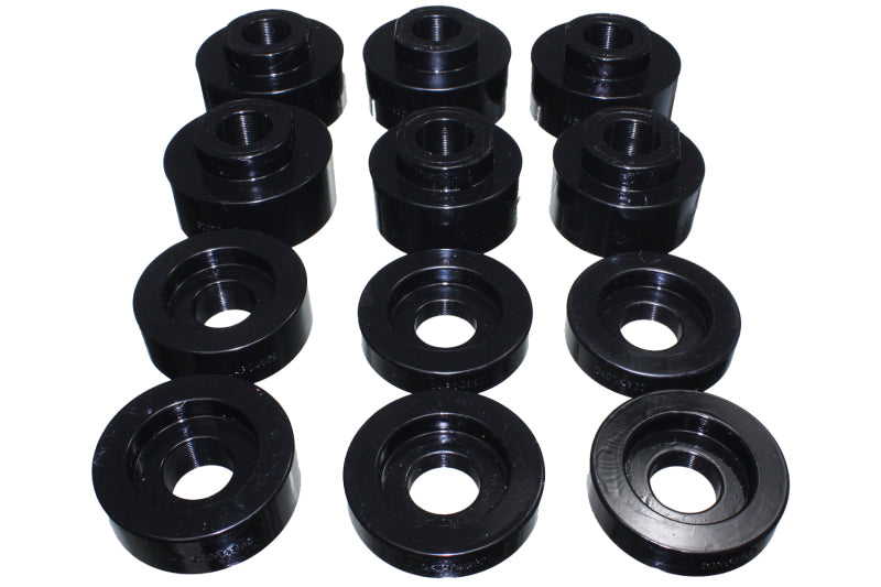 Energy Suspension 08-16 Ford F-250/F-350/F-450/F-550 Super Duty STD/Super Cab Black Body Mount Set Energy Suspension Bushing Kits  AXOPROS