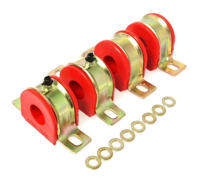 Energy Suspension 1-1/16in Gm Greaseable S/B Set - Red Energy Suspension Sway Bar Bushings  AXOPROS