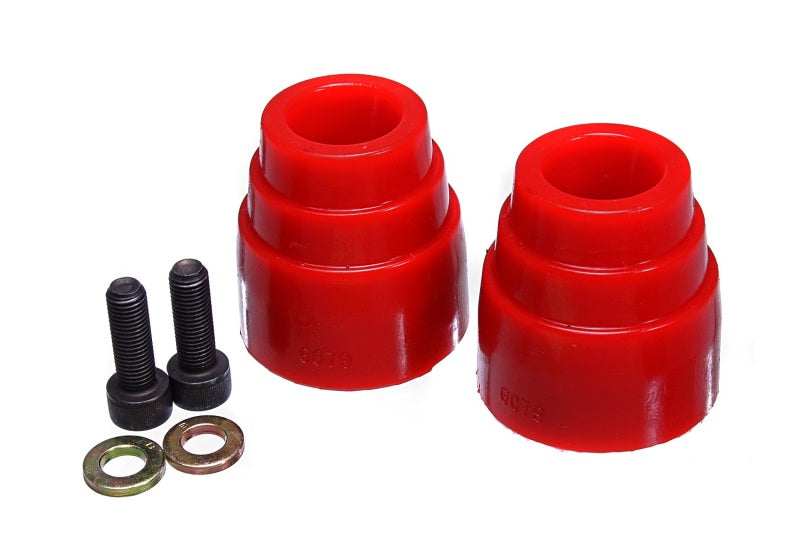 Energy Suspension 1996-2009 Toyota 4Runner Rear Bump Stops (Red) Energy Suspension Bushing Kits  AXOPROS