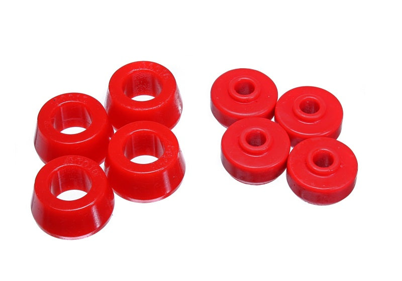 Energy Suspension 1996-2009 Toyota 4Runner Rear Shock Bushings (Red) Energy Suspension Bushing Kits  AXOPROS