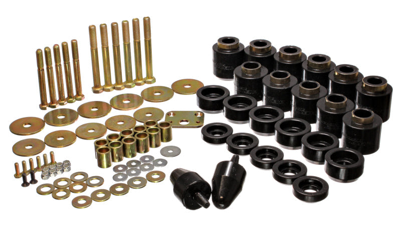 Energy Suspension 1in Black Body Lift Kit Energy Suspension Bushing Kits  AXOPROS