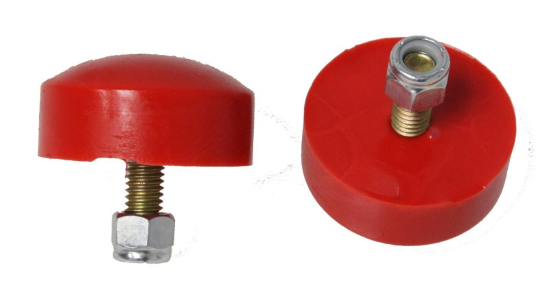 Energy Suspension 1in Tall Buttonhead Bump Stop - Red Energy Suspension Bushing Kits  AXOPROS