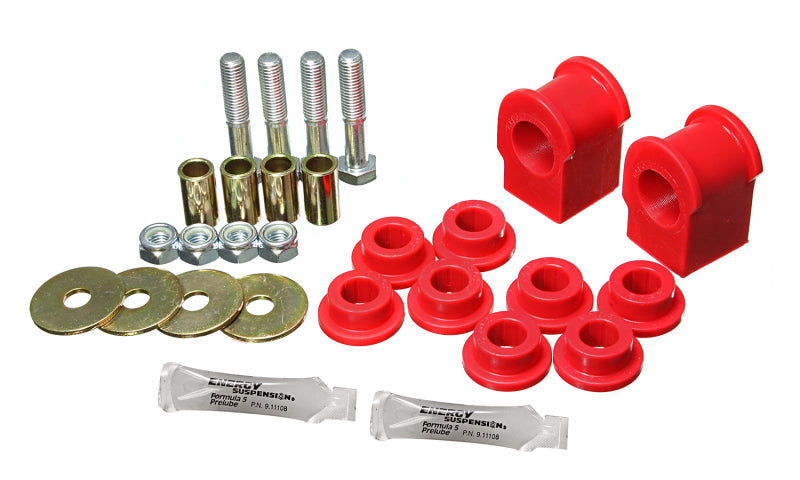 Energy Suspension 2005-07 Ford F-250/F-350 SD 2/4WD Rear Sway Bar Bushing Set - 1-1/8inch - Red Energy Suspension Bushing Kits  AXOPROS
