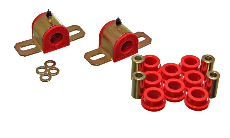 Energy Suspension 22Mm Swaybar Bushing Set - Red Energy Suspension Bushing Kits  AXOPROS