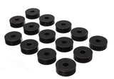 Energy Suspension 55-73 Jeep CJ5/CJ7/CJ8 Scrambler Black Body (Cab) Mount Set Energy Suspension Bushing Kits  AXOPROS