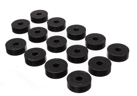 Energy Suspension 55-73 Jeep CJ5/CJ7/CJ8 Scrambler Black Body (Cab) Mount Set Energy Suspension Bushing Kits  AXOPROS