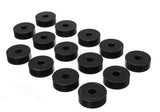 Energy Suspension 55-73 Jeep CJ5/CJ7/CJ8 Scrambler Black Body (Cab) Mount Set Energy Suspension Bushing Kits  AXOPROS
