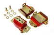 Energy Suspension 67-72 Camaro/64-72 Chevelle/63-82 Corvette Red Zinc 2 Engine & 1 Trans Mount Set Energy Suspension Bushing Kits  AXOPROS