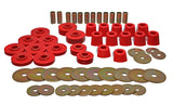 Energy Suspension 67-95 K5 Blazer /  67-70 Denali XL/Suburban/Yukon XL 4WD Red Body (Cab) Mount Set Energy Suspension Bushing Kits  AXOPROS