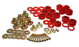 Energy Suspension 68-72 Chevy Chevelle/Monte Carlo/Malibu/El Camino Red Body Mount Set Energy Suspension Bushing Kits  AXOPROS