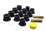 Energy Suspension 6/86-97 Nissan 720 & Hardbody Pickup 2WD Black Rear Leaf Spring Bushing Set Energy Suspension Bushing Kits  AXOPROS