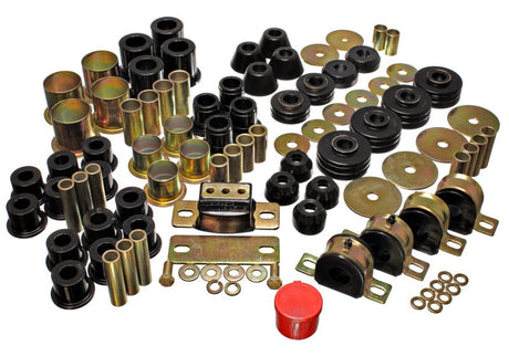 Energy Suspension 73-80 Chevrolet / GMC 2WD 1/2 Ton Pickup Black Hyper-flex Master Bushing Set Energy Suspension Bushings - Full Vehicle Kits  AXOPROS